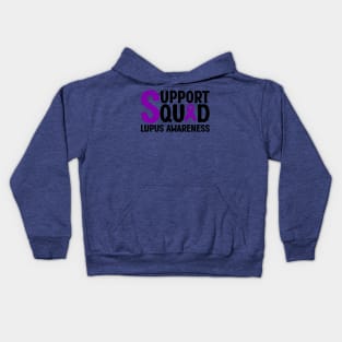 Support Squad Lupus Awareness Kids Hoodie